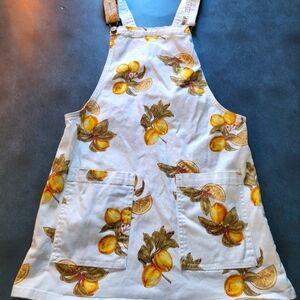 Forever 21 Lemon Print Apron with Pockets